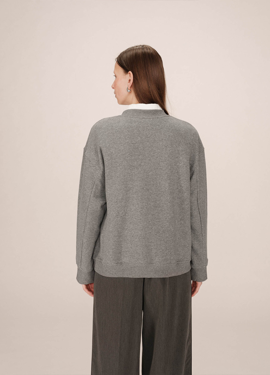 愛心圖樣長袖衛衣